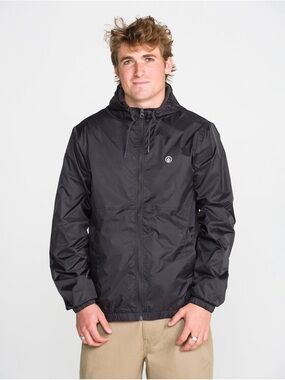 Volcom Men's Ermont Hooded Windbreaker Jacket size L